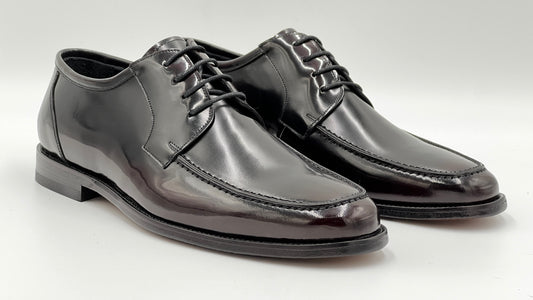 Bordo Deri Bağcıklı Naturel Kösele Erkek Ayakkabısı