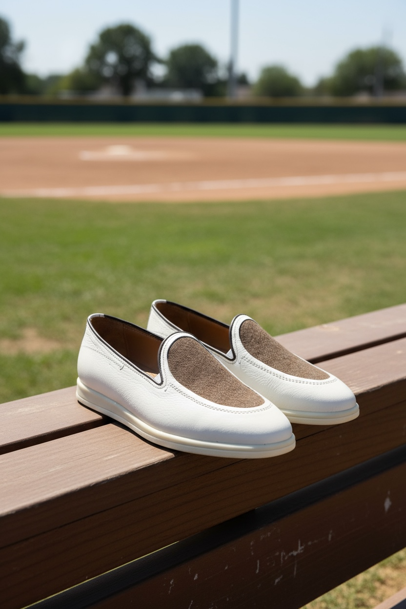 Bej Deri Kahverengi Kaşe Kombinli Hakiki Deri Erkek Ayakkabı